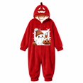 thumbnail image 1 of BOOMNY Halloween Unisex Men Womens Flannel Onesie Pajamas Hallowmas Ghost Graphic Long Sleeve Hooded Pjs Jumpsuit Cozy Warm Loungewear Homewear, 1 of 2