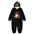 thumbnail image 1 of BOOMNY Halloween Unisex Men Womens Flannel Onesie Pajamas Hallowmas Pumpkin Face Graphic Long Sleeve Hooded Pjs Jumpsuit Cozy Warm Loungewear Homewear, 1 of 2