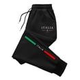 thumbnail image 1 of BOOMNY Italian Day Mens Sweatpants Straight Leg Pants for Men Loose Fit Elastic Waist Drawstring Patriotic Italy Flag Graphic Athletic Jogger Pant With Pocket, 1 of 2