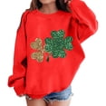 thumbnail image 1 of BOOMNY Kids Graphic St.Patricks Day Prints Sweatshirt Crewneck Long Sleeve Cute Letter Pullover Tops Comfort Toddler Dailywear, 1 of 4