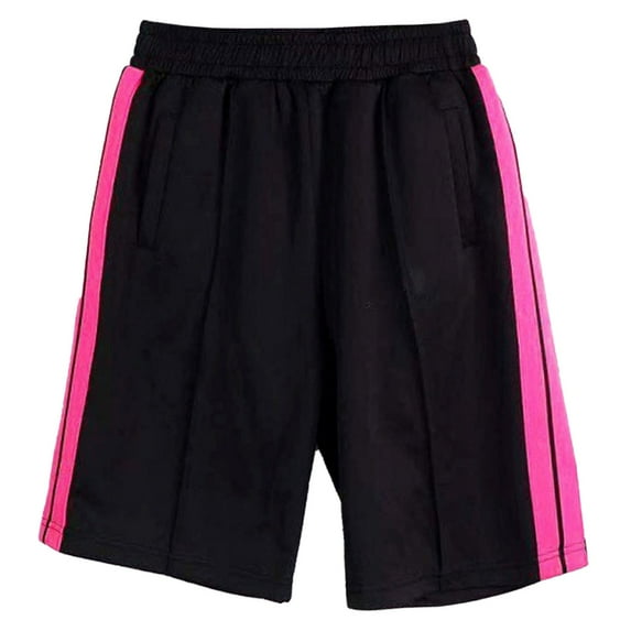 BOOMNY Men's Shorts Casual Patchwork Color Elastic Waist Drawstring Sports Shorts For Man Soft Loose Fit Wide Leg Summer Workout Shorts Comfy Mens Dailywear