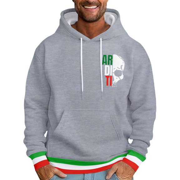 BOOMNY Mens Hoodies Long Sleeve Hoodie for Men Casual Graphic Soft Warm Pullover Hooded Sweatshirt Cozy Fall Winter Hoodies With Pocket
