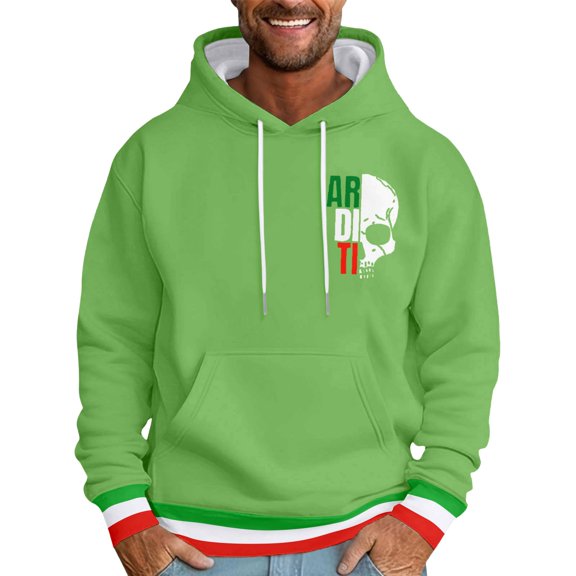 BOOMNY Mens Hoodies Long Sleeve Hoodie for Men Casual Graphic Soft Warm Pullover Hooded Sweatshirt Cozy Fall Winter Hoodies With Pocket