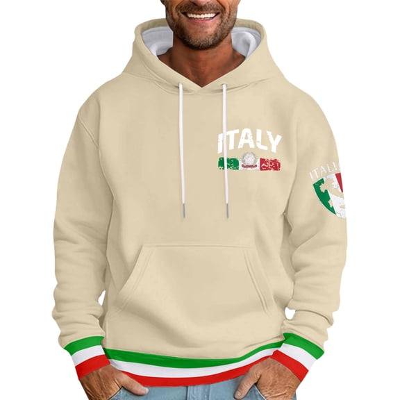 BOOMNY Mens Hoodies Long Sleeve Hoodie for Men Casual Graphic Soft Warm Pullover Hooded Sweatshirt Cozy Fall Winter Hoodies With Pocket