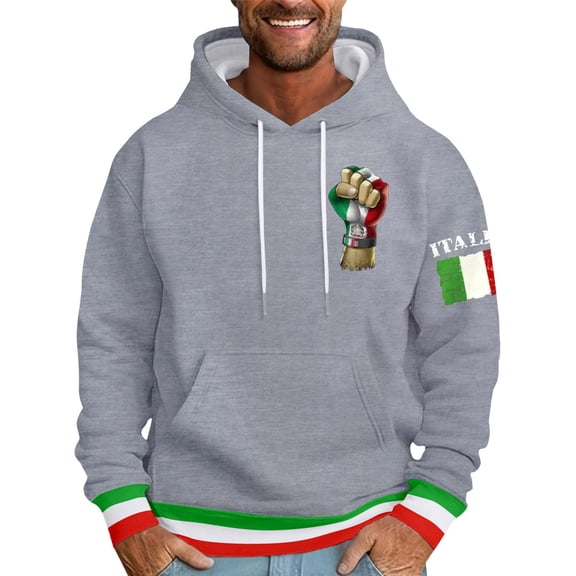 BOOMNY Mens Hoodies Long Sleeve Hoodie for Men Casual Graphic Soft Warm Pullover Hooded Sweatshirt Cozy Fall Winter Hoodies With Pocket