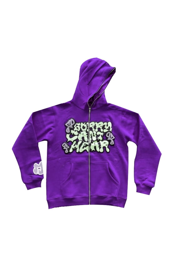 Mens Hoodies Long Sleeve Hoodie for Men Letter Graphic Y2K Streetwear Zip Up Pullover Hooded Sweatshirt Cozy Fall Winter Hoodies With Pocket