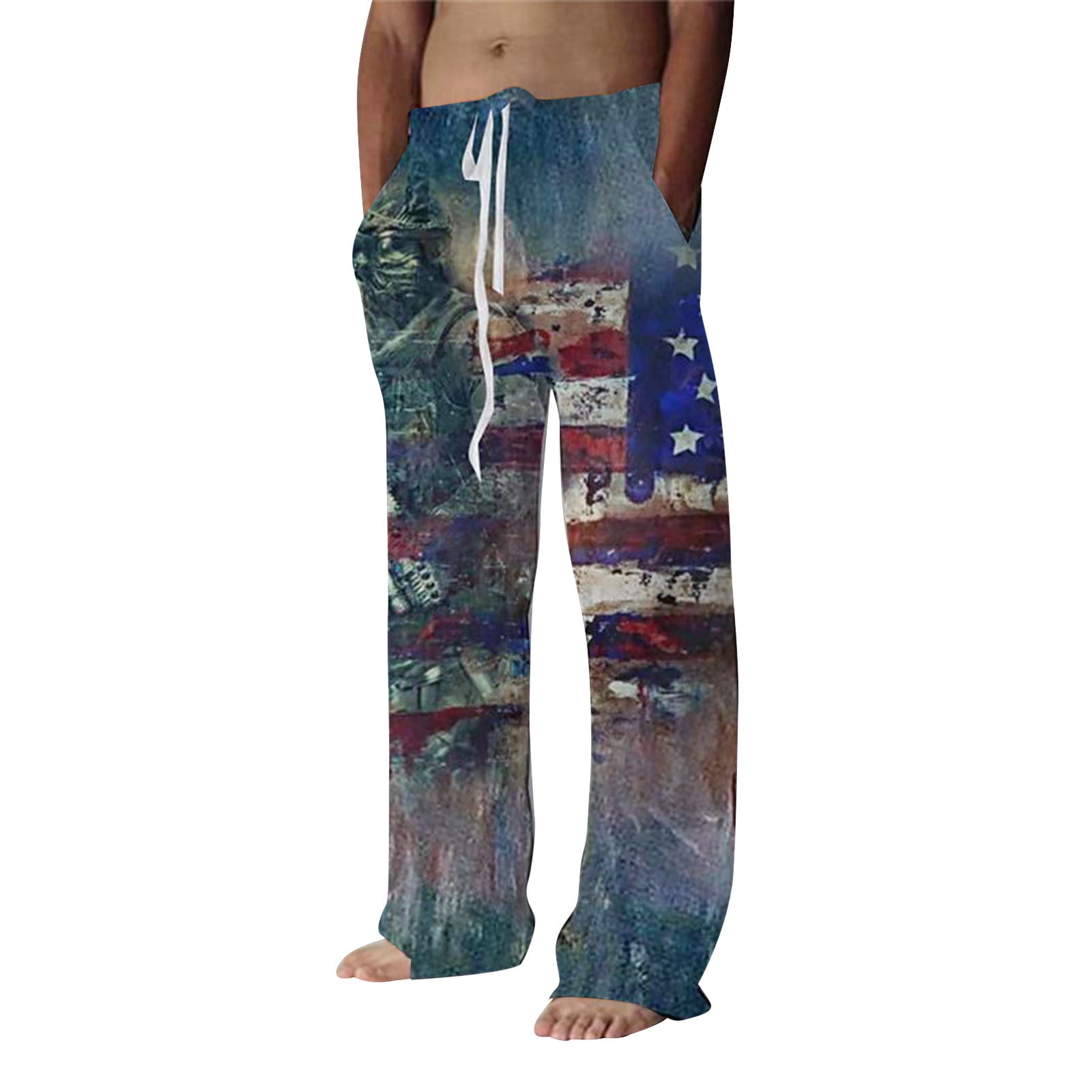 Independence Day Trousers 3 Quarter With 20 Inch length for Boys White & Green.