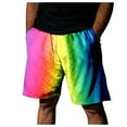 thumbnail image 1 of BOOMNY Mens Shorts Casual Colorful Printed Elastic Waist Drawstring Beach Shorts For Man Soft Loose Fit Summer Workout Shorts Leisure Mens Dailywear, 1 of 5