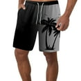 thumbnail image 1 of BOOMNY Mens Shorts Casual Hawaiian Coconut Tree Printed Elastic Waist Drawstring Beach Shorts For Man Soft Loose Fit Summer Workout Shorts Leisure Mens Dailywear, 1 of 5