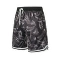 thumbnail image 1 of BOOMNY Mens Shorts Casual Printed Mesh Elastic Waist Drawstring Basketball Sports Shorts For Man Soft Loose Fit Summer Workout Shorts Comfy Mens Dailywear, 1 of 3