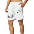 thumbnail image 1 of BOOMNY Shorts For Men Cartoon Dinosaur Printed Elastic Waist Drawstring Beach Shorts For Man Soft Loose Fit Summer Shorts Comfy Mens Dailywear, 1 of 5
