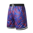 thumbnail image 1 of BOOMNY Shorts For Men Casual Printed Mesh Elastic Waist Drawstring Basketball Sports Shorts For Man Soft Loose Fit Summer Workout Shorts Leisure Mens Dailywear, 1 of 3