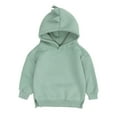 thumbnail image 1 of BOOMNY Spring Baby Boy Zip Up Hoodies Solid Color Hooded Sweatshirt Long Sleeve Jacket Casual Outerwear Fall Clothes Relaxed Fit Toddler Dailywear, 1 of 3