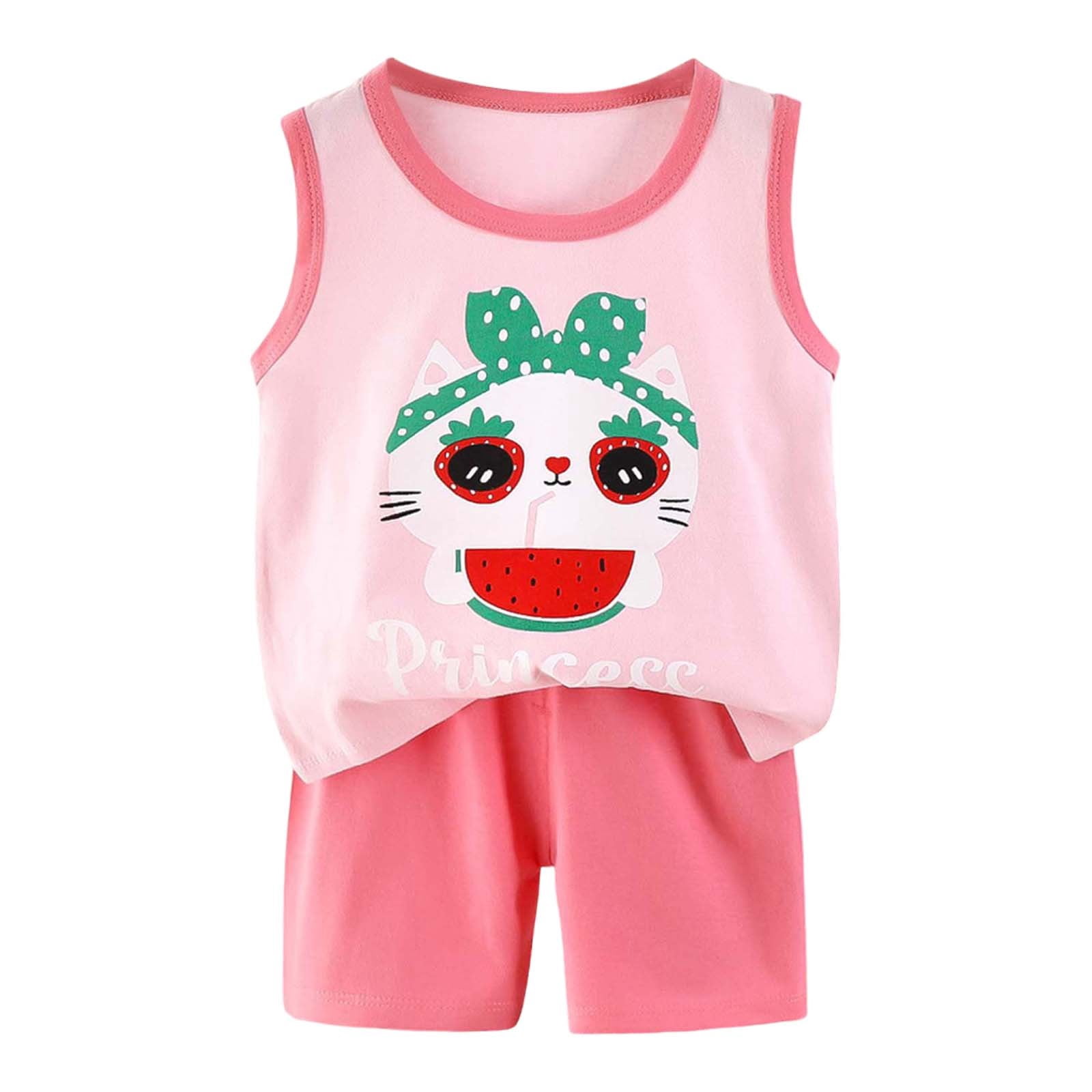 Boys Boss Print Summer T-Shirt & Denim Shorts Set main image 1