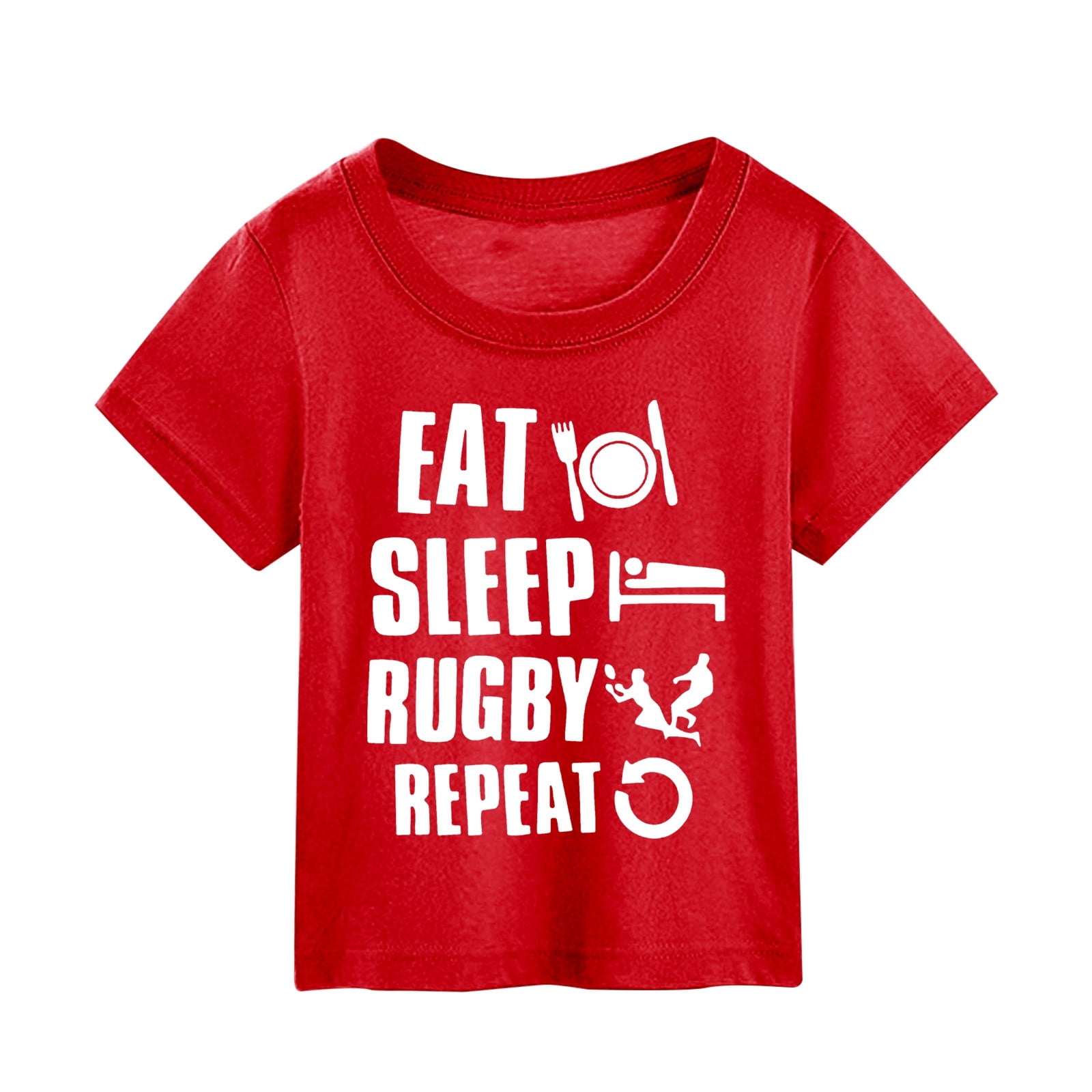 First Impressions Baby Boys Cotton Striped Football T Shirt Red Size 12 Months main image 1
