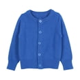 thumbnail image 1 of BOOMNY Toddler Baby Girl Boy Sweater Long Sleeve Solid Color Knitted Sweater For Kids Pullover Thermal Fall Winter Knitwear, 1 of 3