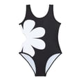 thumbnail image 1 of BOOMNY Toddler Baby Girls One Peice Swimsuits Sleeveless Rash Guard for Kids Floral Graphic Lightweight Summer Vacation Beach Swimwear, 1 of 7