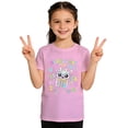 thumbnail image 1 of BOOMNY Toddler Baby Girls Tshirts Short Sleeve T Shirts for Girls Casual Graphic Breathable Loose Fit Cozy Childrens Athletic Tees, 1 of 6
