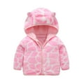 thumbnail image 1 of BOOMNY Toddler Boys Girls Jackets Long Sleeve Fleece Jacket for Boys Zip Up Thick Cow Prints Warm Fall Winter Outwear, 1 of 4