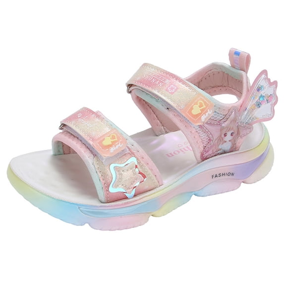 BOOMNY Toddler Boys Girls Slippers Anti Open Toe Sandals Summer Slippers On For Outdoor Beach Pool Shower