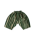 thumbnail image 1 of BOOMNY Toddler Boys Pants Wide Leg Jogger Pants for Boys Casual Striped Elastic Waist Drawstring Breathable Athletic Trousers for Children, 1 of 3