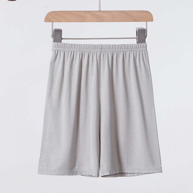 BOOMNY Toddler Boys Sleepwear Shorts Elastic Waist Loungewear Shorts for Kids Solid Color Childrens Homewear Shorts