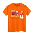 thumbnail image 1 of BOOMNY Toddler Boys Tee Shirts Short Sleeve Cartoon Fire Engine Printed Tshirt For Boys Soft Breathable Summer Shirt Tops Lovely Child's Dailywear, 1 of 4