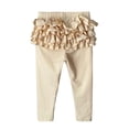 thumbnail image 1 of BOOMNY Toddler Girls Leggings Skiny Fit Pants for Girl Trendy Lace Trim Stretchy Lightweight Slim Fit Soft Athletic Joggers With Pocket, 1 of 5