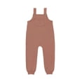 thumbnail image 1 of BOOMNY Toddler Girls Overalls Solid Sleeveless Jumpsuits for Kids Soft Baggy Fall Playsuits, 1 of 6