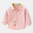 thumbnail image 1 of BOOMNY Toddler Boys Shirts Short Sleeve Buttons T Shirts for Boys Cartoon Graphic Breathable Loose Fit Cozy Childrens Dailywear, 1 of 8