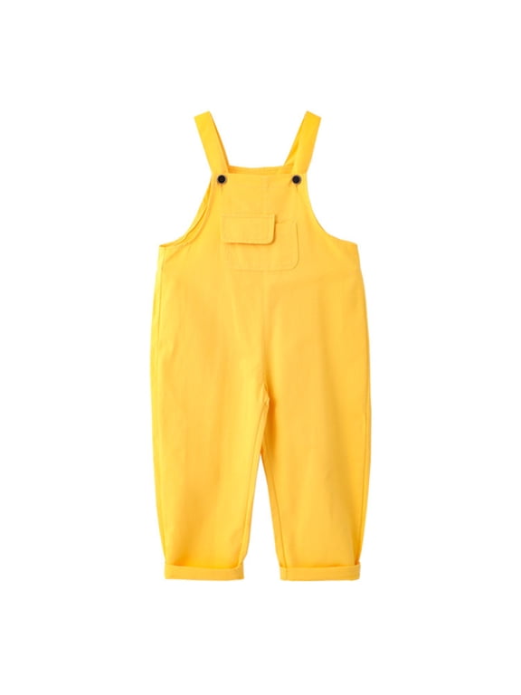 Unisex Boys Girls Bib Overalls Solid Sleeveless Shortalls for Kids Soft Baggy Jumpsuit Shorts