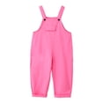 thumbnail image 1 of BOOMNY Unisex Boys Girls Bib Overalls Solid Sleeveless Shortalls for Kids Soft Baggy Jumpsuit Shorts, 1 of 4