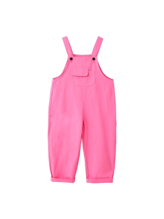 Unisex Boys Girls Bib Overalls Solid Sleeveless Shortalls for Kids Soft Baggy Jumpsuit Shorts