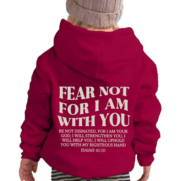 BOOMNY Unisex Boys Girls Hoodie Long Sleeve Hoodies For Girls Letter Graphic Soft Fall Winter Hooded Sweatshirt