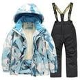 thumbnail image 2 of Kids Snowsuit One-Piece - Windproof, Waterproof Winter Jumpsuit For Toddlers And Children 2 of 6