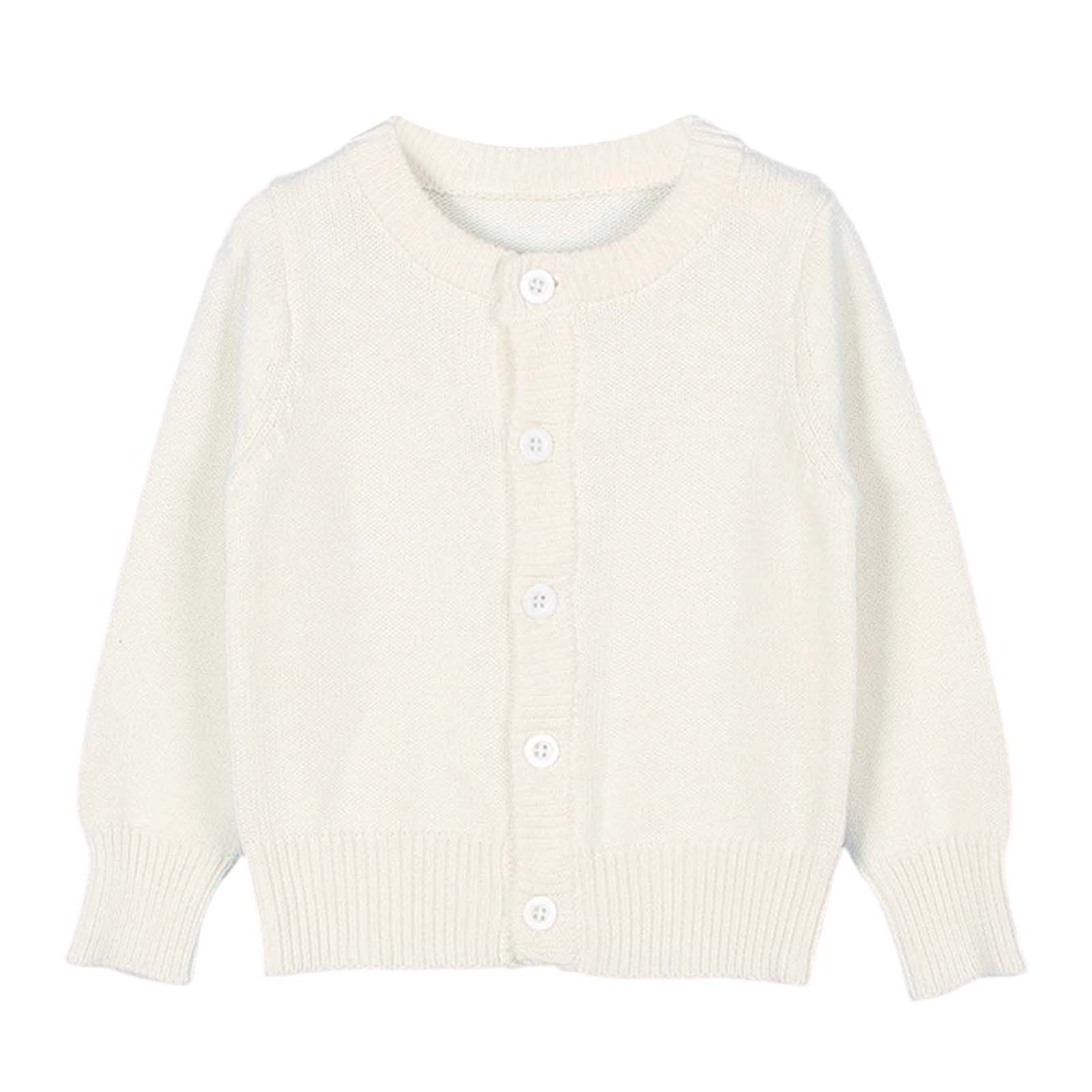 Kid Boy Solid Color Knit Pullover Sweater