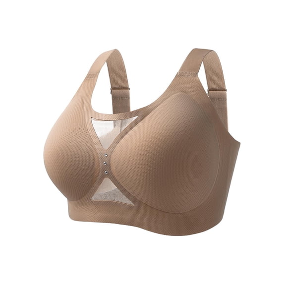 BOOMNY Wireless Bra for Women Seamless Push Up Supportive Bras Full ...
