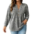 thumbnail image 1 of BOOMNY Women's Long Sleeve Tshirts Crew Neck Plus Size T-Shirt Loose Fall Tee Tops for Women, 1 of 5