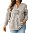 thumbnail image 1 of BOOMNY Women's Long Sleeve Tshirts Crew Neck Plus Size T-Shirt Loose Fall Tee Tops for Women, 1 of 5