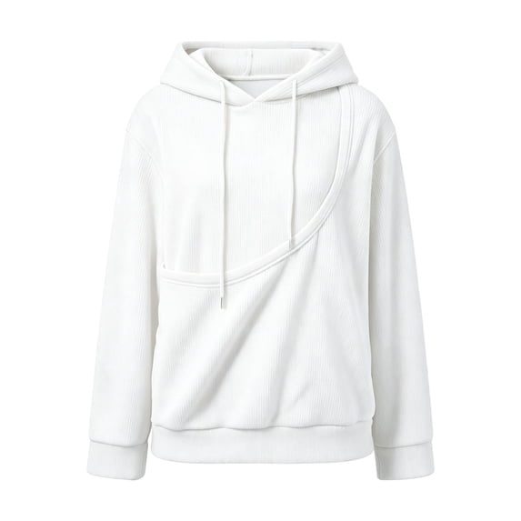 BOOMNY Women's Pet Cat Dog Pouch Hoodies Solid Pullover Hoodie for Women Trendy Casual Kitten Puppy Pouch Hooded Sweatshirts With Pocket
