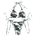 thumbnail image 1 of BOOMNY Womens Bikini Sets 2 Peice Swimsuit For Women Camouflage Swimwear Spaghetti Straps Low Rise Cozy Soft Bathing Suits, 1 of 6