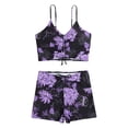 thumbnail image 1 of BOOMNY Womens Bikini Sets 2 Peice Swimsuit For Women Hawaii Graphic Swimwear Spaghetti Straps Low Rise Cozy Soft Bathing Suits, 1 of 3