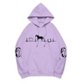 thumbnail image 1 of BOOMNY Womens Long Sleeve Hoodies Graphic Y2K Pullover Hoodie for Women Trendy Casual Fall Winter Hooded Sweatshirts With Pocket, 1 of 3