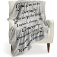 thumbnail image 1 of BOOPBEEP Healing Throw Blanket with Inspirational Thoughts and Prayers- Religious Soft Throw Blanket Inspirational Blankets and Throws 50x60 Inch Throw Blankets Perfect Caring Gift for Men & Women, 1 of 6