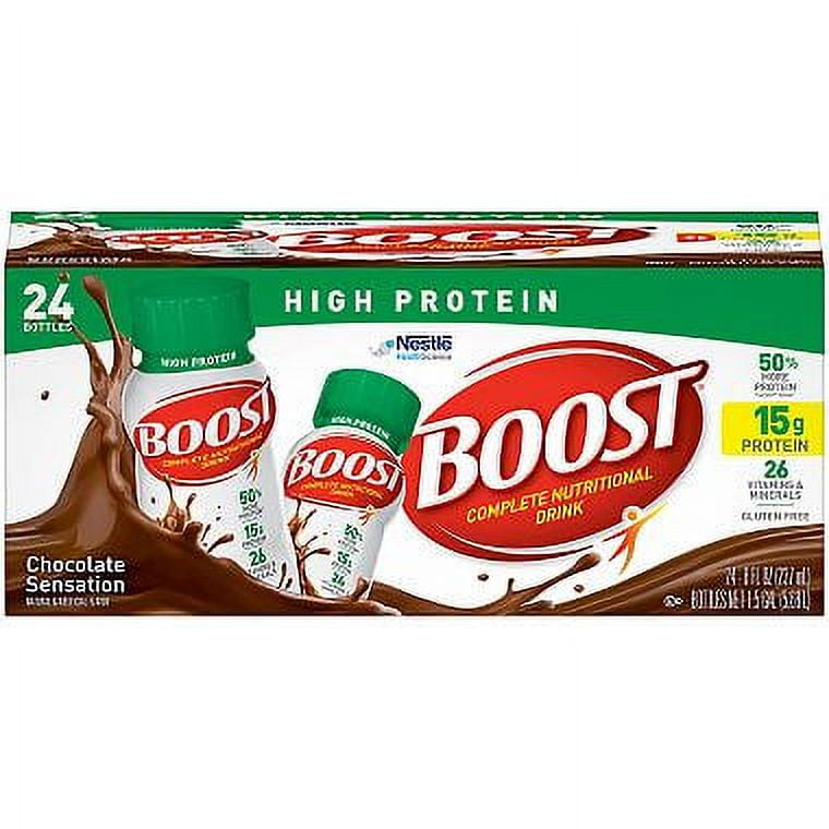 BOOST High Protein Drink, Chocolate (24 pk.)