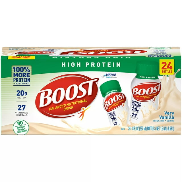 BOOST High Protein Very Vanilla 248 fl. oz. Bottles