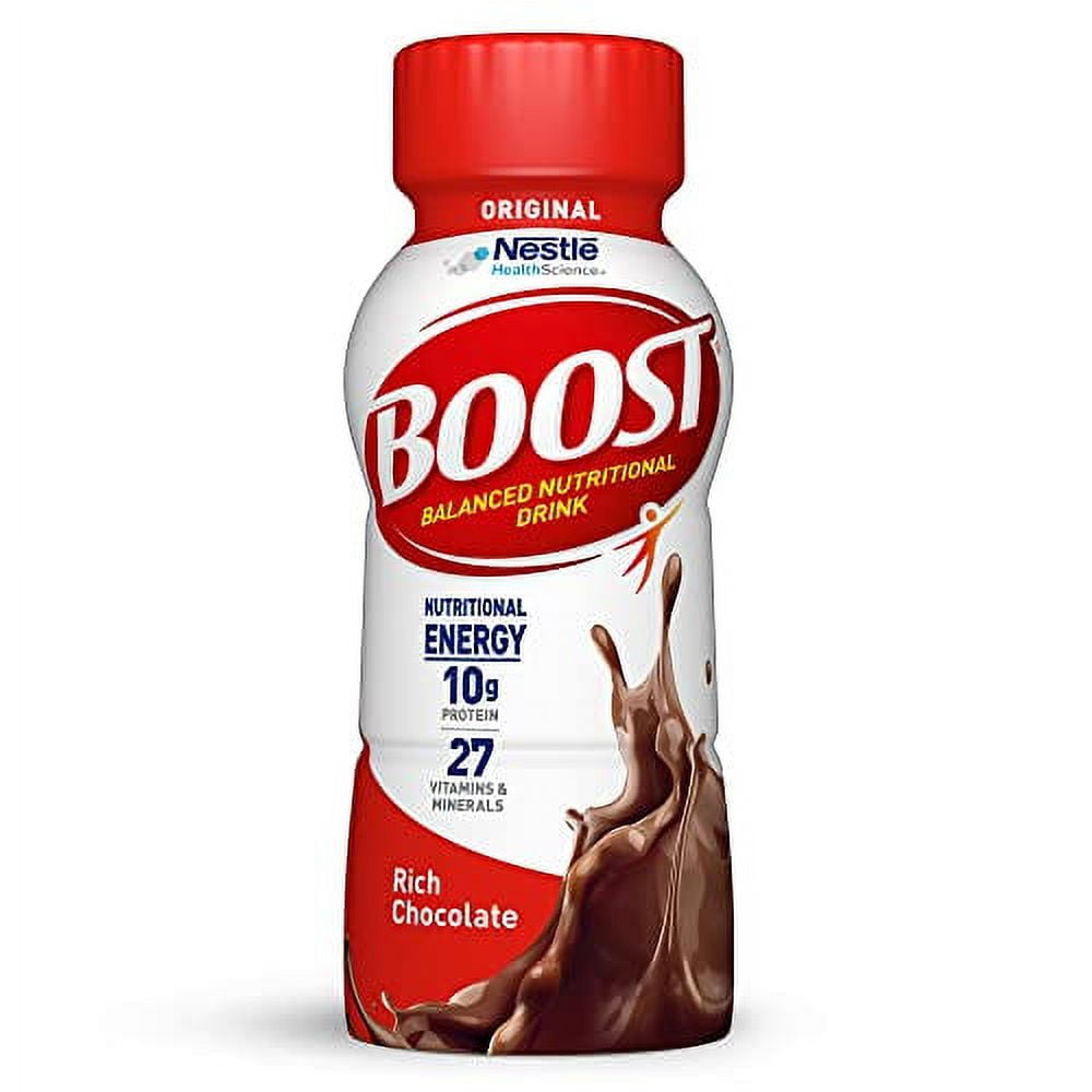 BOOST Original Nutritional Drink, Rich Chocolate, 8 Fl Oz (Pack of 24