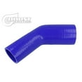 thumbnail image 1 of BOOST Products Blue Silicone Reducer Elbow 45 Degrees 63 - 51mm 2-1/2" - 2" ID, 1 of 1