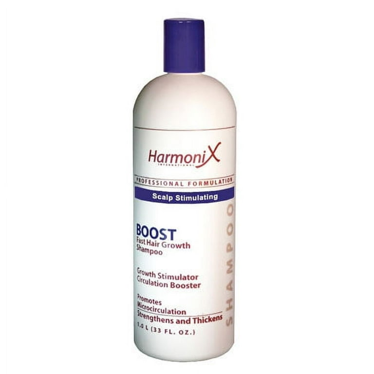 BOOST Shampoo For FAST Hair Growth with Caffeine 33 oz by Harmonix International Grow Hair FASTER
