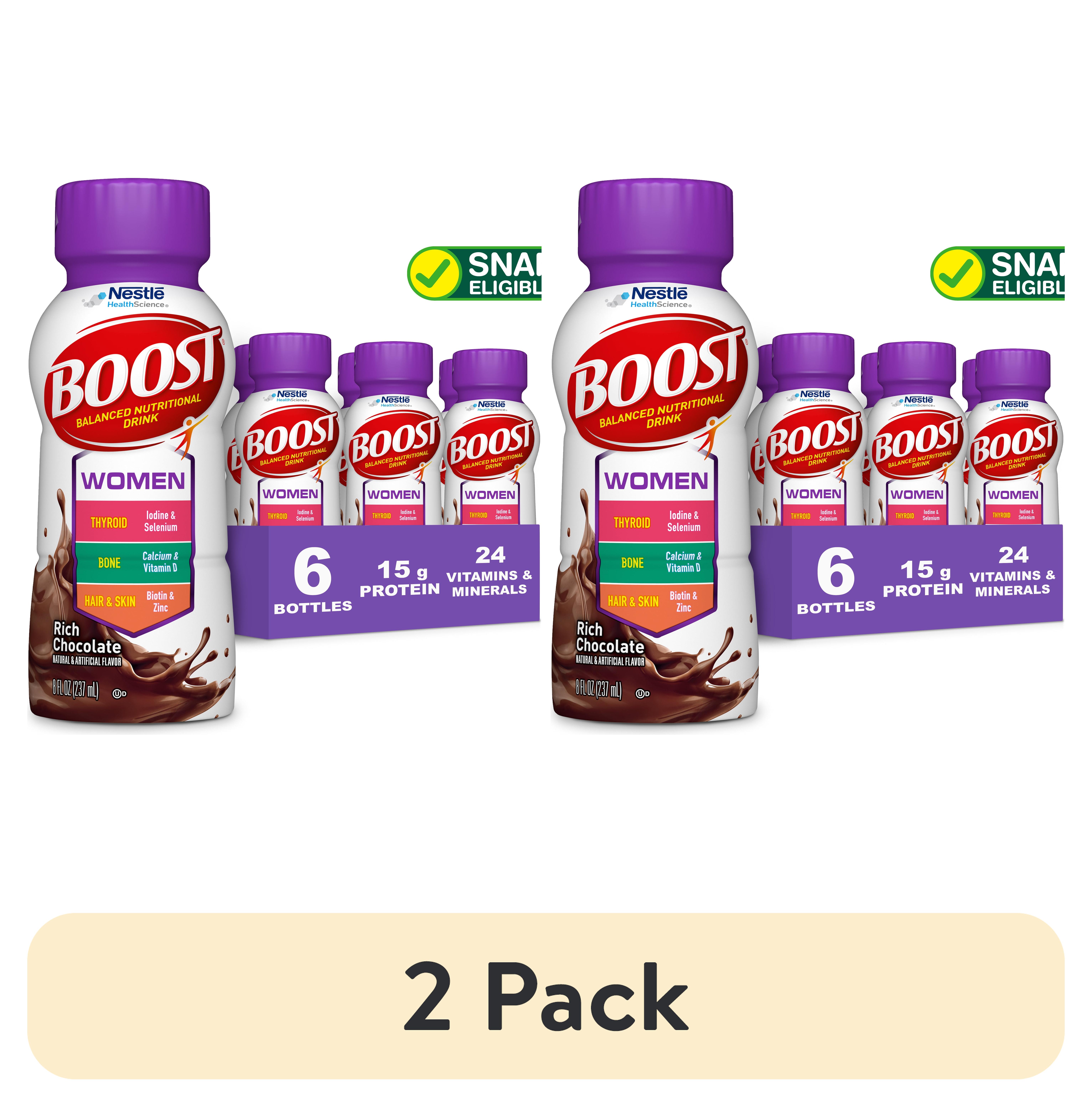BOOST Original Nutritional Drink – Rich Chocolate, 8 Fl Oz – High Protein Energy Shake
